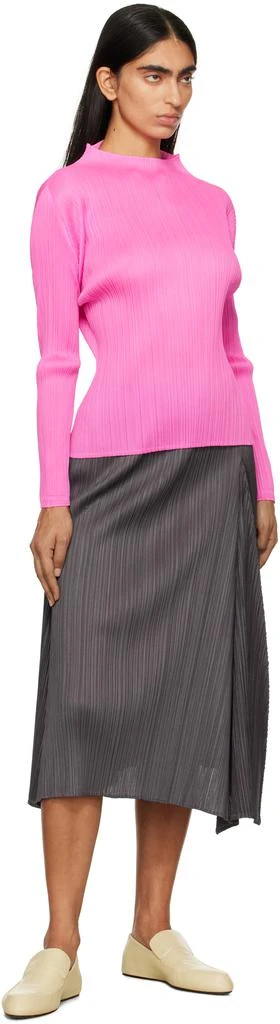 Pleats Please Pink Monthly Colors October Turtleneck 4
