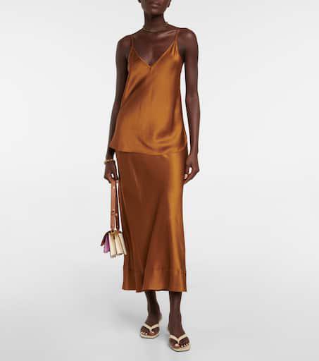 Lee Mathews Stella silk satin camisole