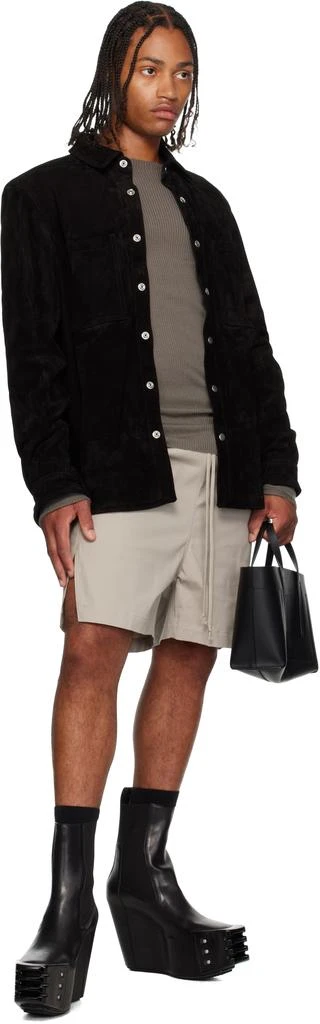 Rick Owens Black Concordians Mini Shopper Tote 4