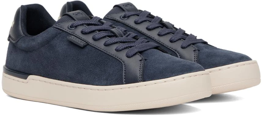 Coach Navy Lowline Low Top Sneakers 4