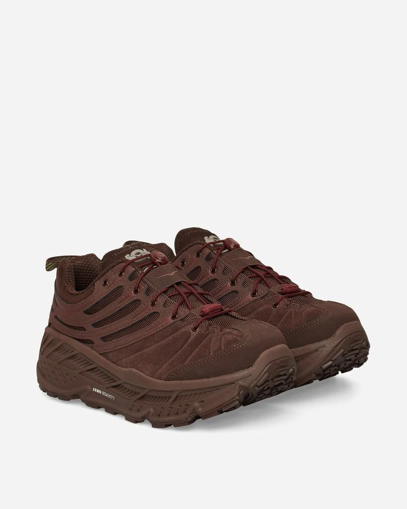 Hoka One One Elite Terrain System Stinson EVO OG Sneakers Cold Brew / Varsity Burgundy 2
