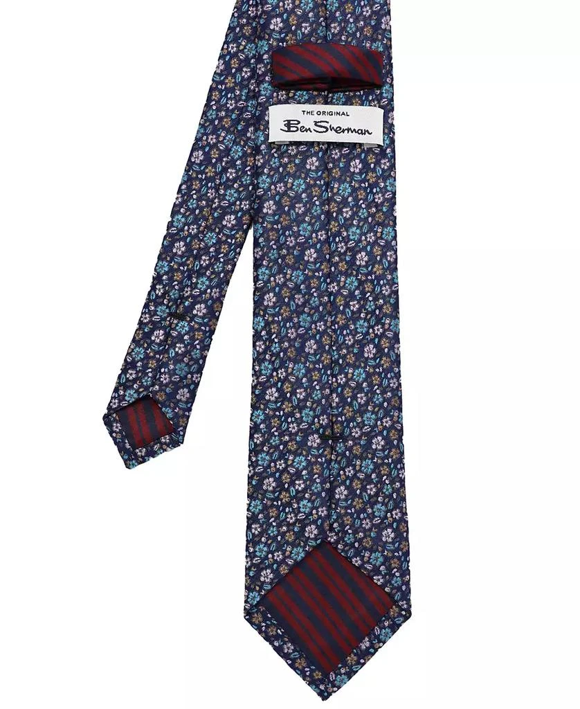 Ben Sherman Men's Ditsy Floral Silk Tie 2