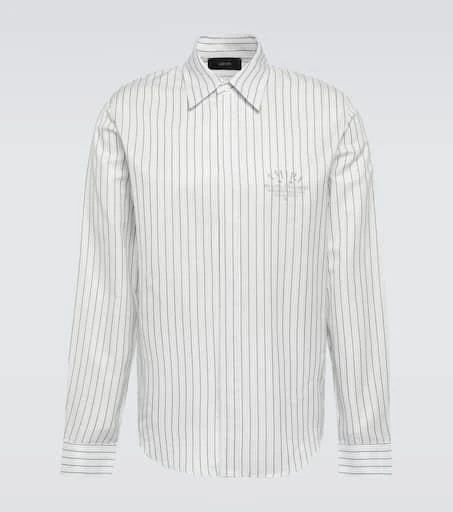 AMIRI Cotton pinstripe poplin shirt 1