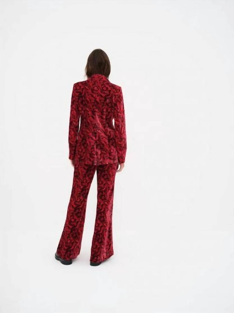 For Love
Lemons Women
s Penny Blazer In Red Black 2