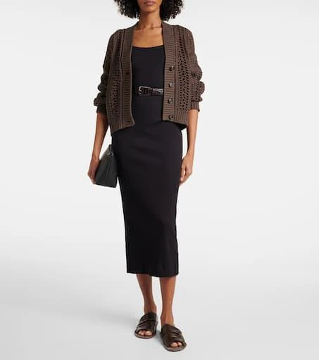 Brunello Cucinelli Ruched leather slides 3