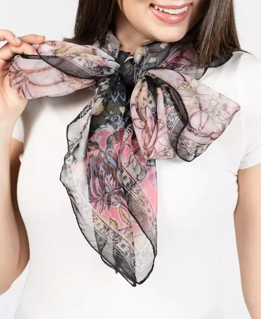 Vince Camuto Women's Paisley Floral Square Scarf 7