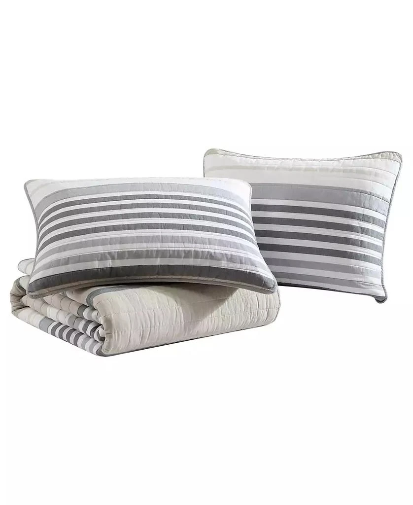 Nautica Dover Stripe Reversible 2 Piece Quilt Set 3