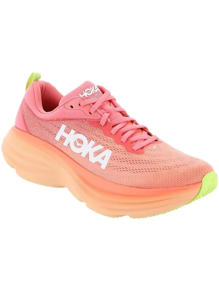 Hoka One One Bondi 8 Womens Mesh Running Athletic and Training Shoes 9