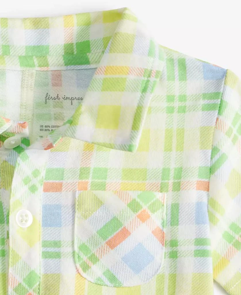 First Impressions Baby Boys Park Plaid Sunsuit, Exclusively at Macy's 2