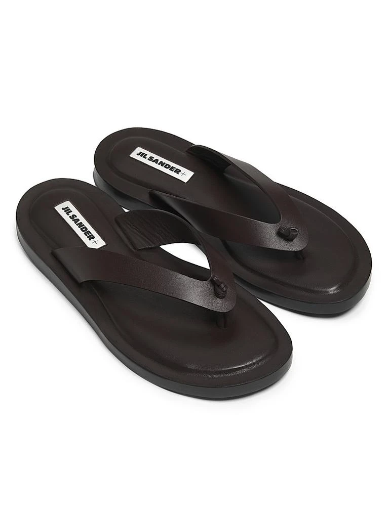 Jil Sander Knotted Leather Sandals 4