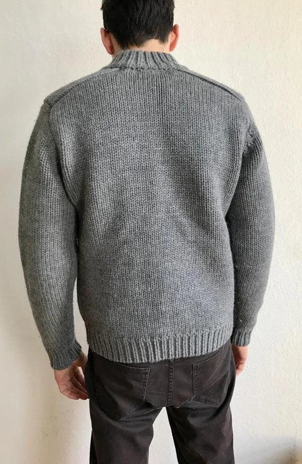 cos Grey very warm wool Cardigan Jacket with 2 pockets 6