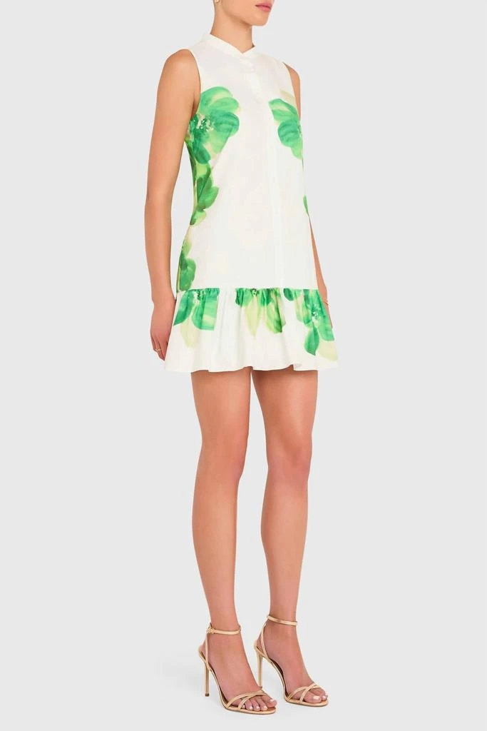 Sleeveless Mini Carol Dress in Sendai Print Cotton | L | Amanda Uprichard