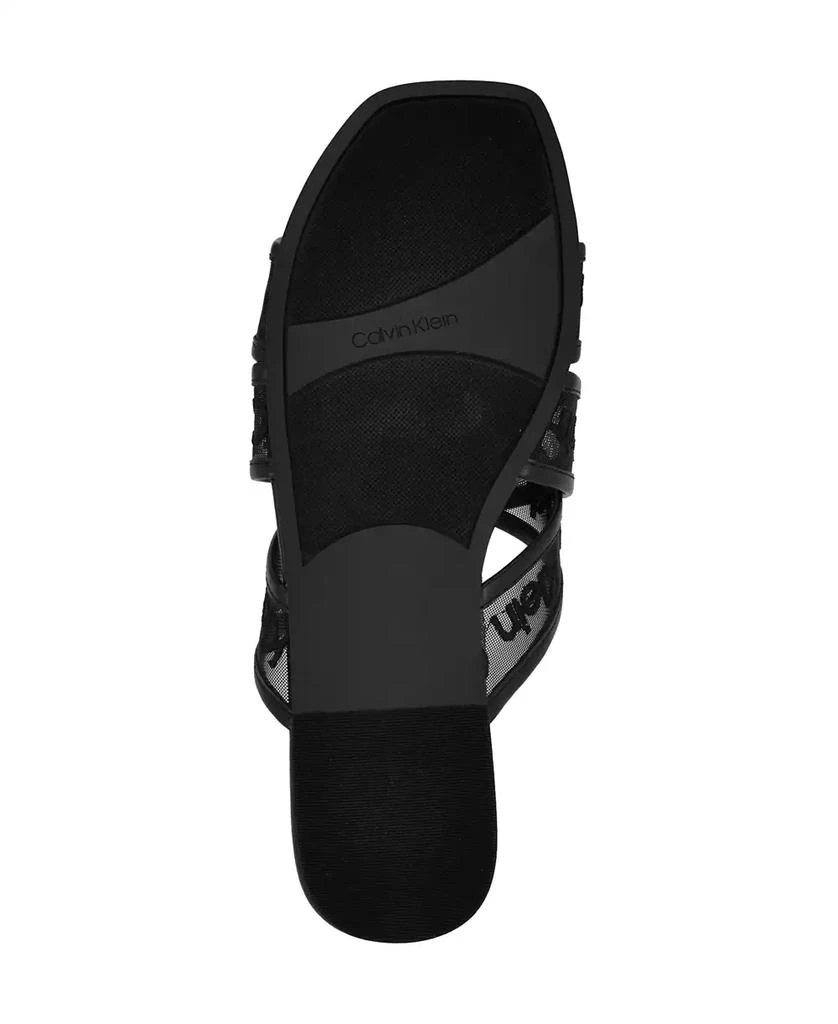 Calvin Klein Women's Bestina Strappy Logo Sandals 5