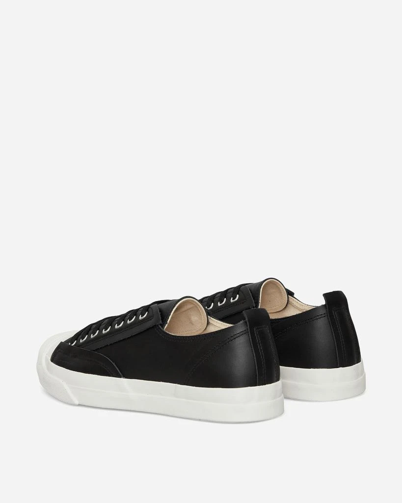 UNDERCOVER Men's Toe Logo Leather Sneakers Black 4