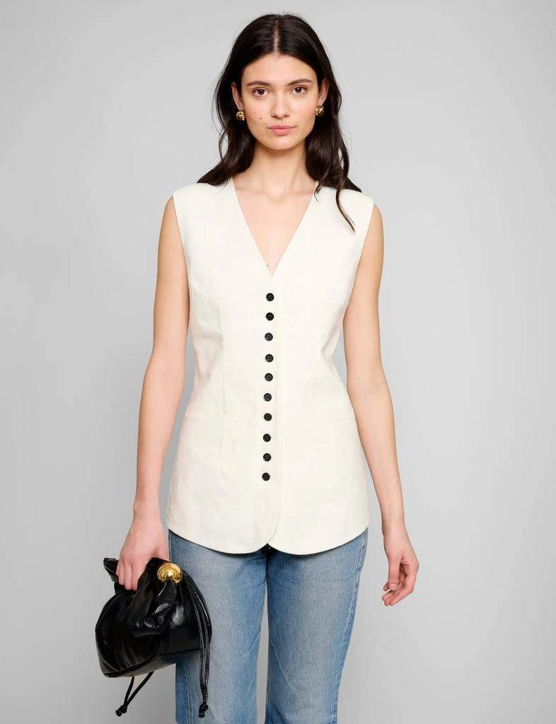 Pixie Market Tasia Linen Vest Top - BESTSELLER 4