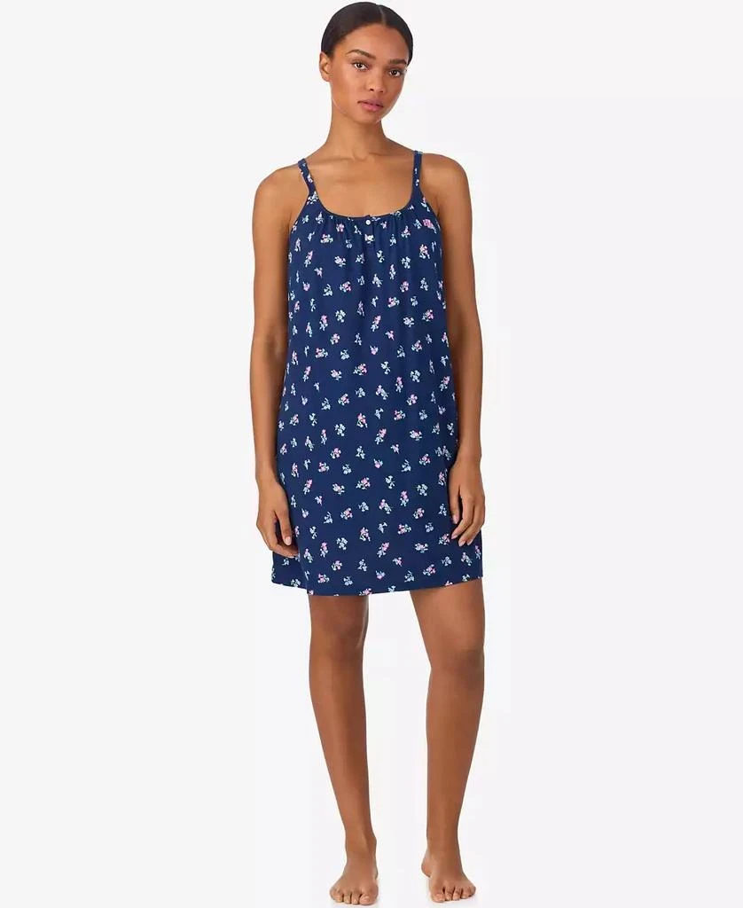 Ralph Lauren Women
s Double Strap Button Neck Sleep Gown