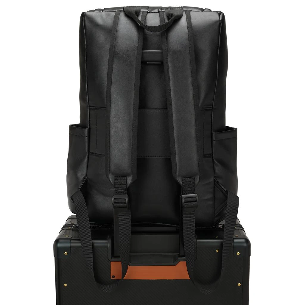 ELLE Roamer 22L Vegan Leather Backpack | Black 4