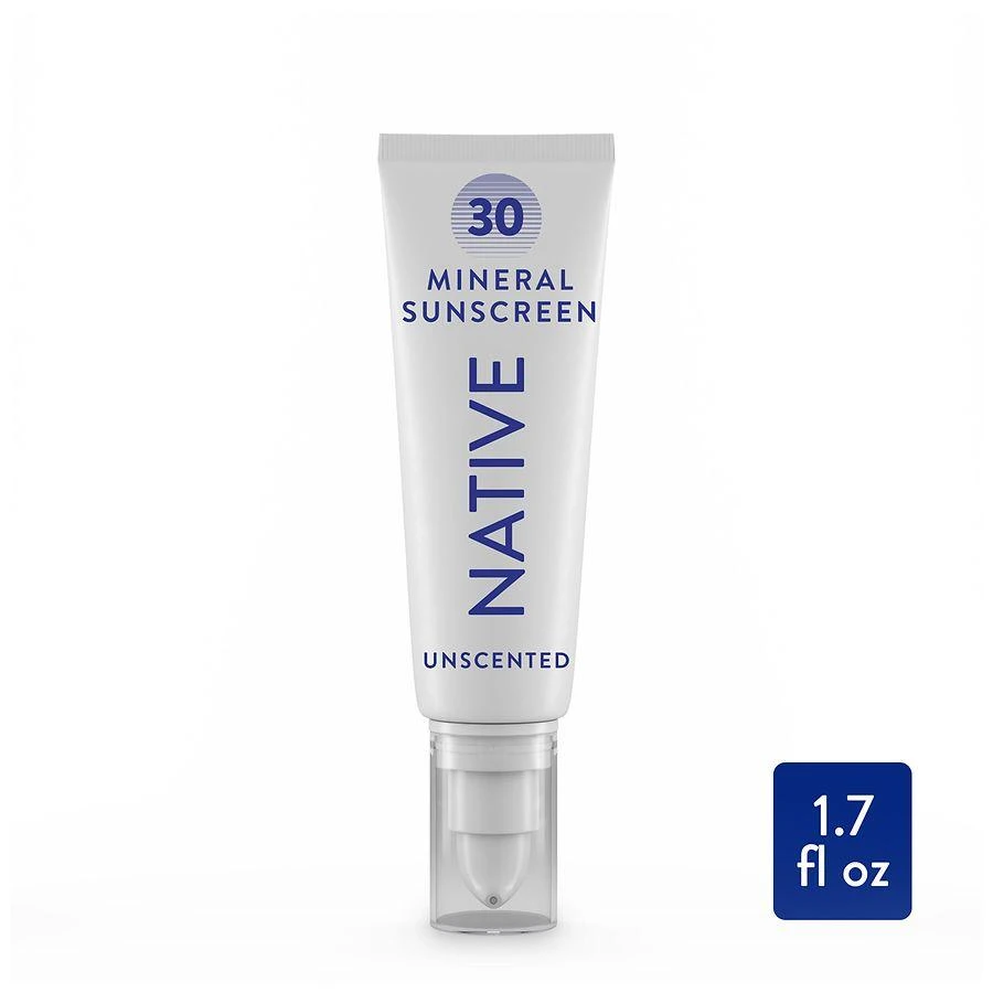 Native Mineral Face Sunscreen Unscented 3