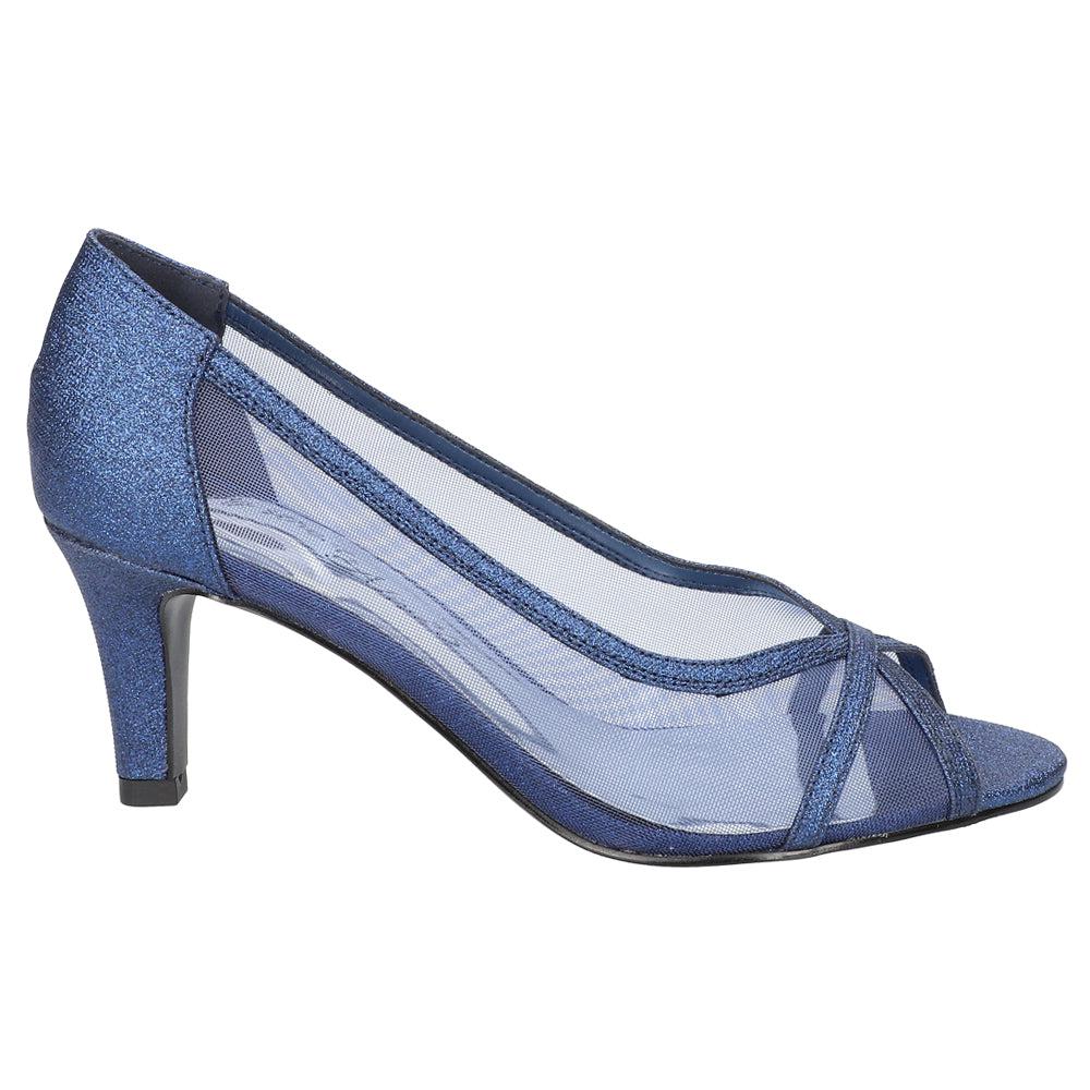 Easy Street Picaboo Peep Toe Evening Pumps