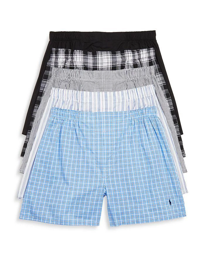 Ralph Lauren Woven Boxers, Pack of 5 1