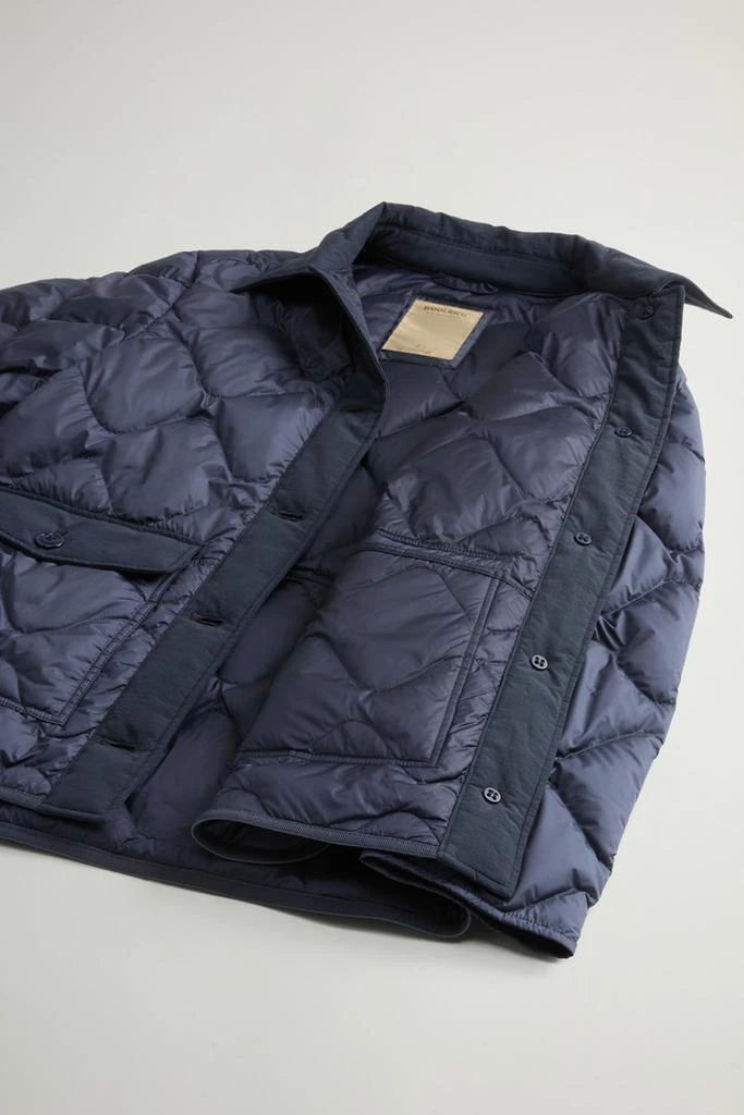 Woolrich Microfiber Heritage Jacket - Women - Blue 8