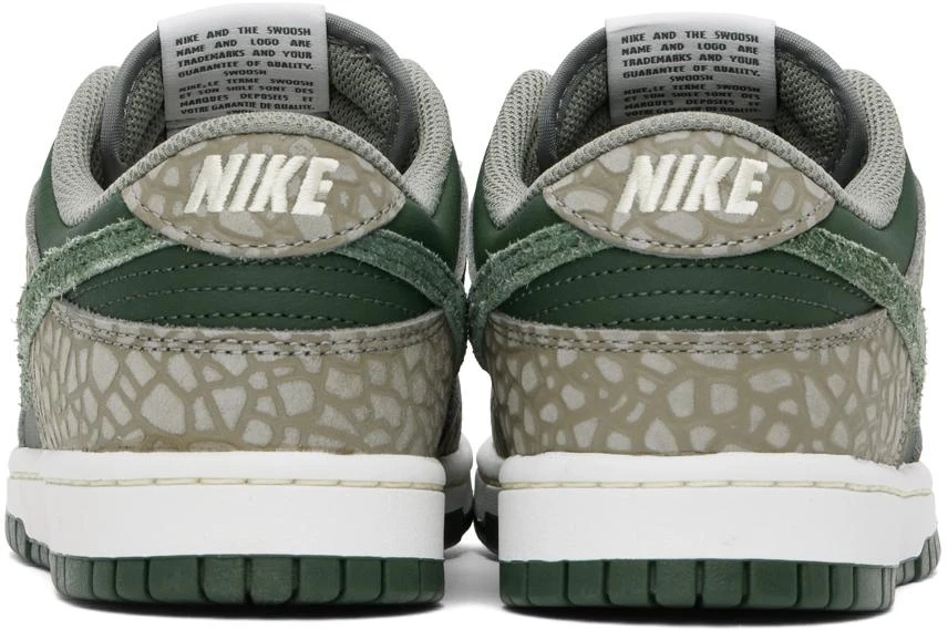 Nike Khaki Dunk Low Sneakers 2