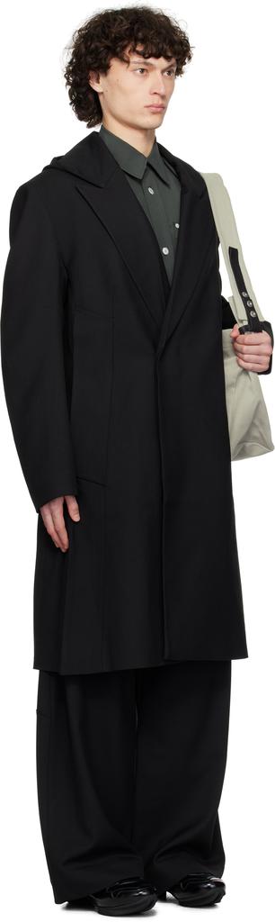 pet-tree-kor Black Gesture Hood Coat