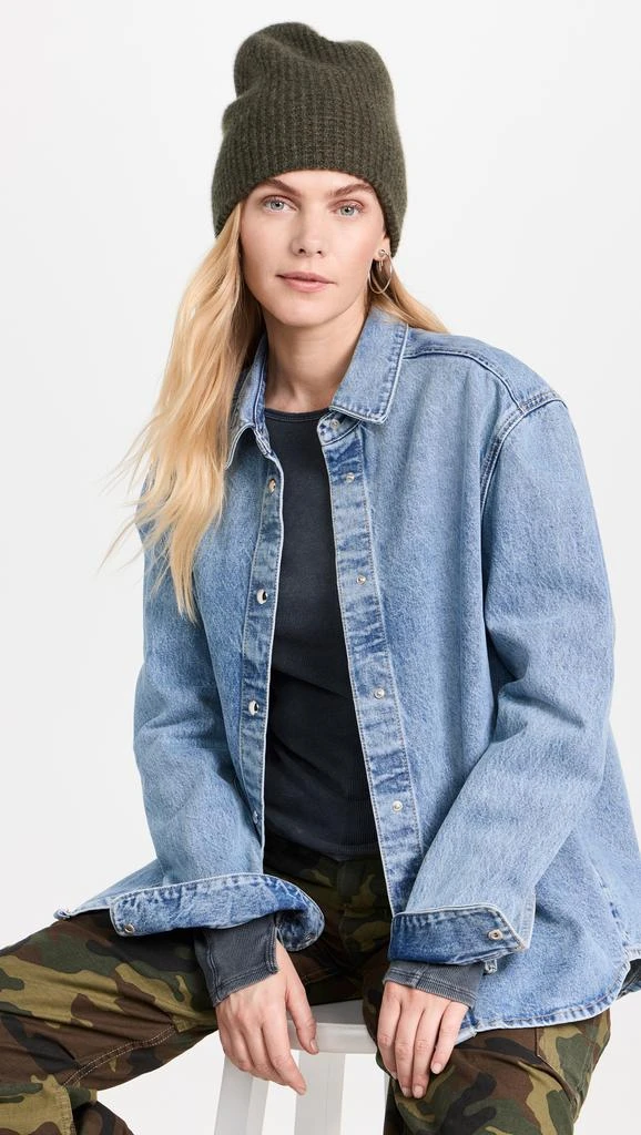 White + Warren Cashmere Waffle Beanie 2