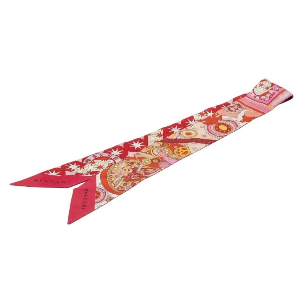 BVLGARI pink Silk Scarf (Pre-Owned)