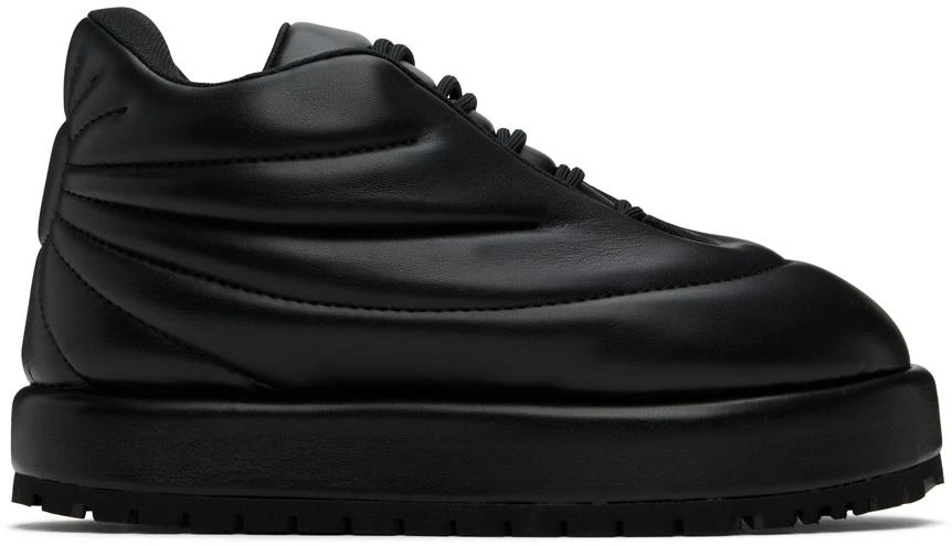 PDF Black Nuvola Pluto Leather Sneakers 1