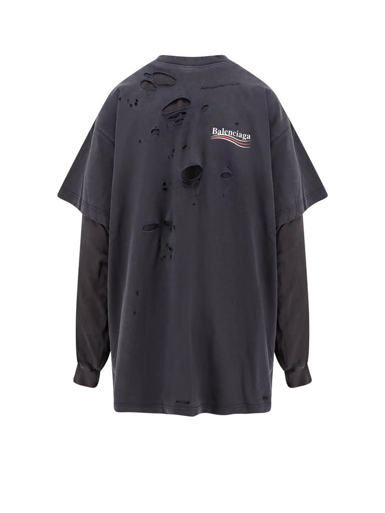 Balenciaga Two-tone Cotton Layered T-shirt 2