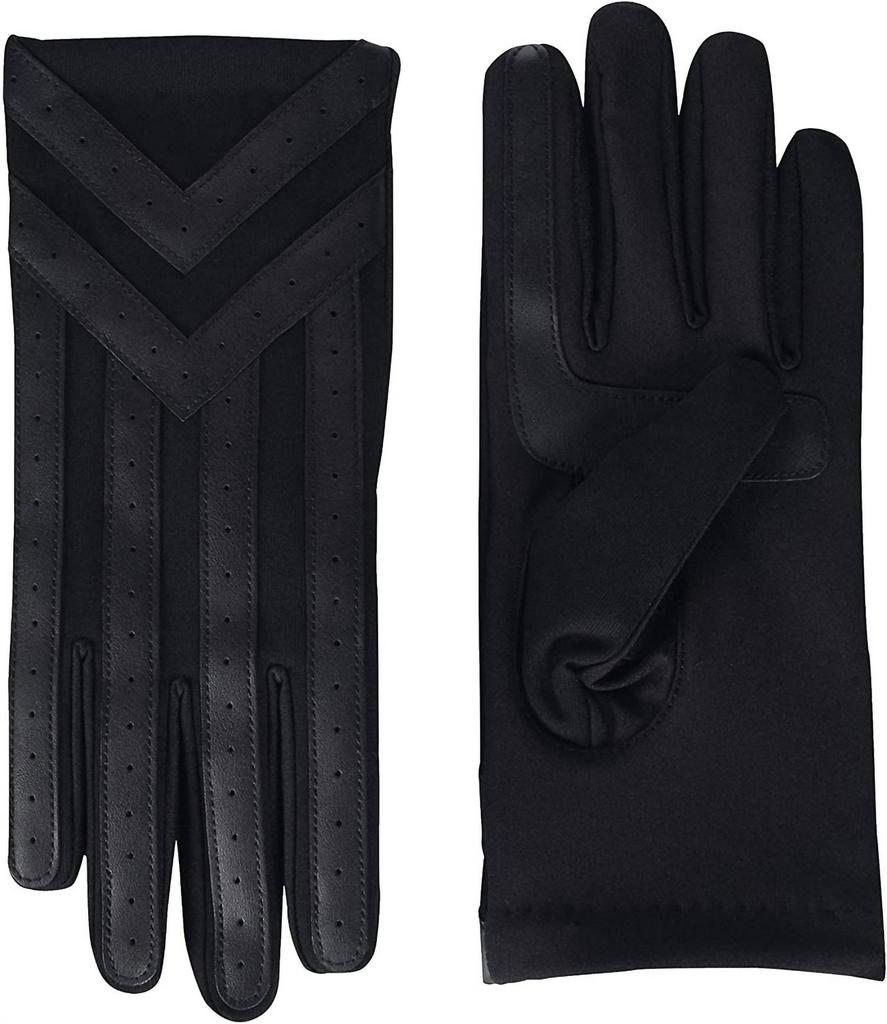 Isotoner Men’s Heritage Woven Stretch Glove with Appliques