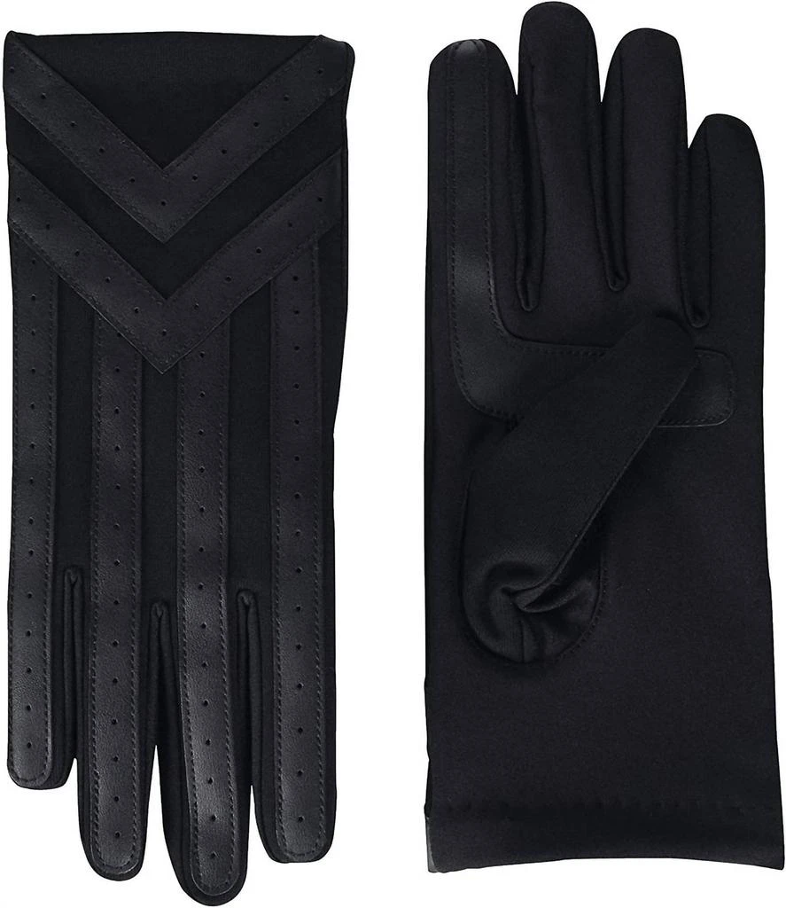 Isotoner Men’s Heritage Woven Stretch Glove with Appliques 1