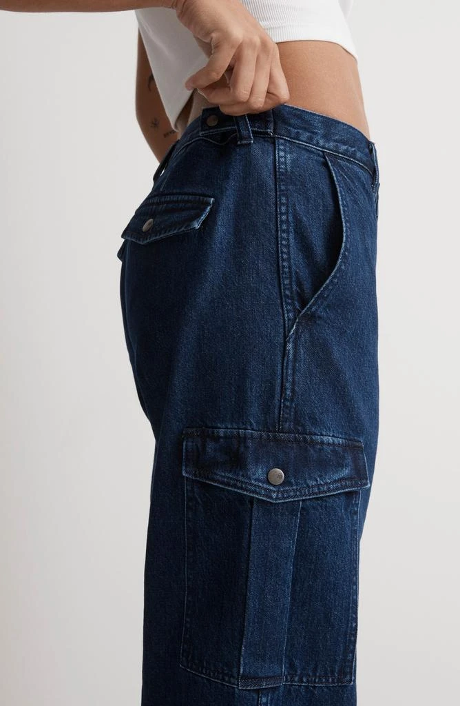 Madewell Low-Slung Straight Cargo Jeans 6