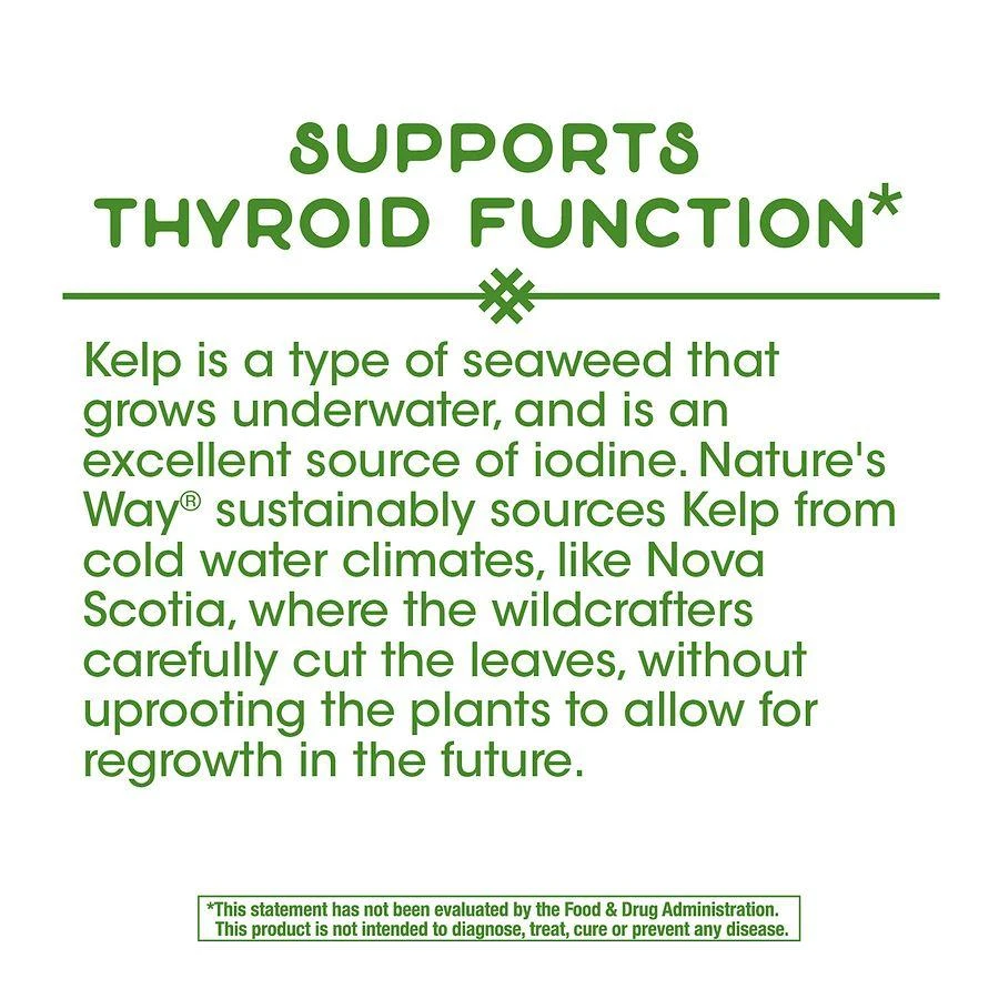 Nature's Way Kelp Vegan Capsules 8