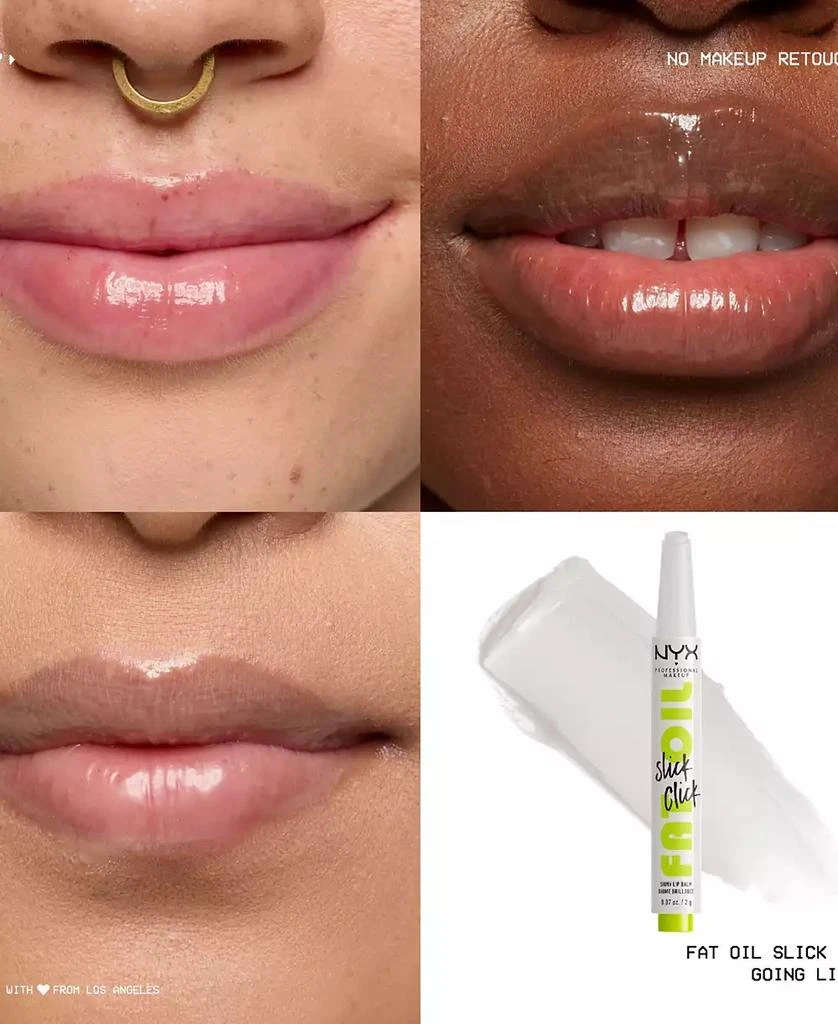 NYX Professional Makeup Fat Oil Slick Click Lip Balm, 0.07 oz. 3
