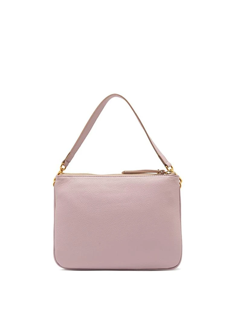 Gianni Chiarini Pink Frida Shoulder Bag In Matte Leather 3