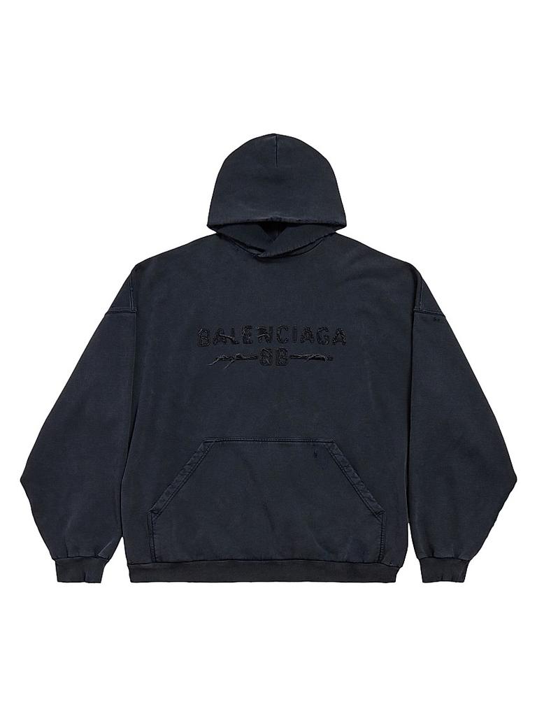 Balenciaga Inside-out Cotton Zip Hoodie - Hoodies - BeyondStyle