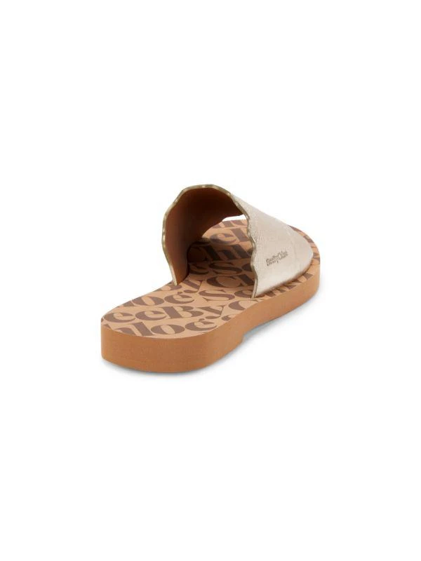 See by Chloé Essie Scalloped Leather Slides 3