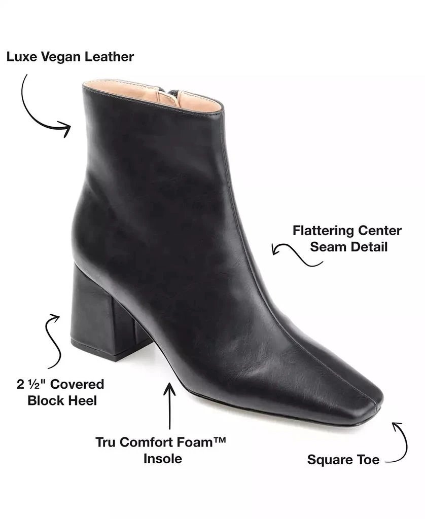 Journee Collection Women's Haylinn Block Heel Dress Booties 7