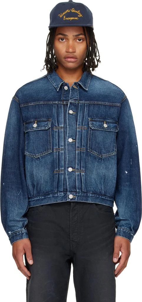 VisVim Navy 101X Denim Jacket