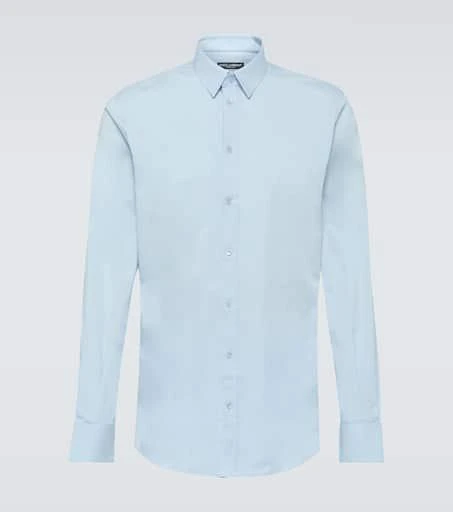 Dolce & Gabbana Cotton-blend poplin Oxford shirt 1