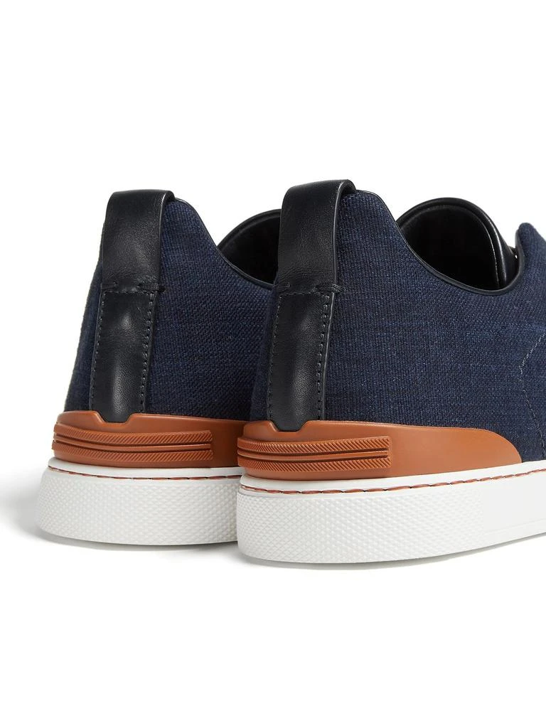 Zegna Zegna Denim Triple Stitch Sneakers 5