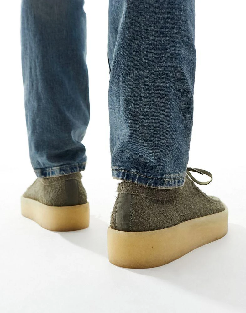 Clarks Clarks Originals Wallabee cupsole shoes in grey suede 4