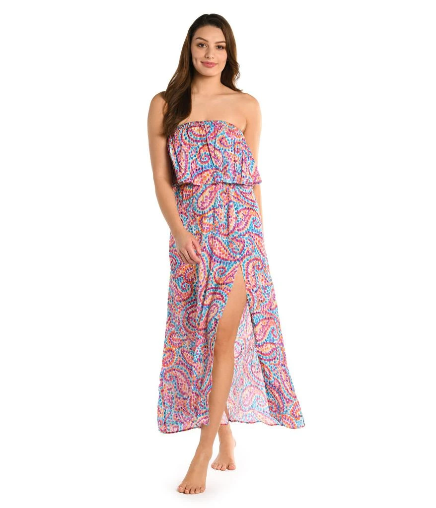 La Blanca Pebble Beach Bandeau Maxi Dress 1