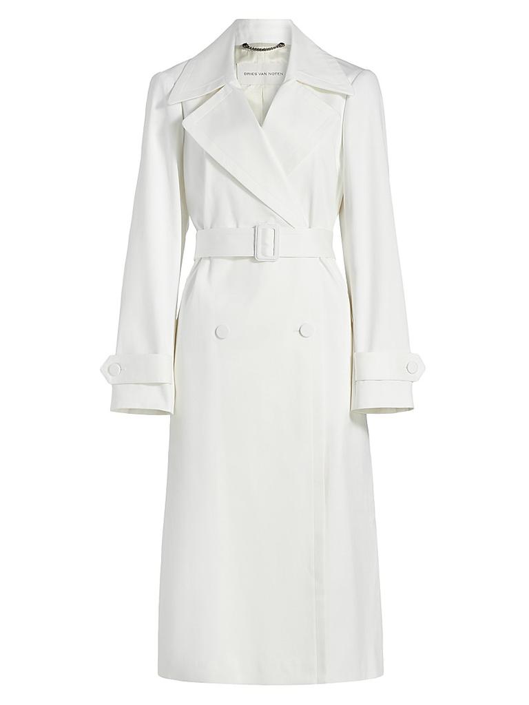 トレンチコート DRIES VAN NOTEN RISTO SHORT TRENCH COAT IN COTTON DRIES VAN NOTEN Risto short trench coat in cotton - Black