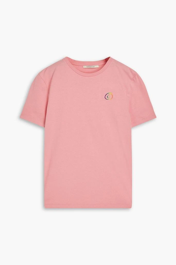 ÊTRE CÉCILE Appliquéd cotton-jersey T-shirt 1