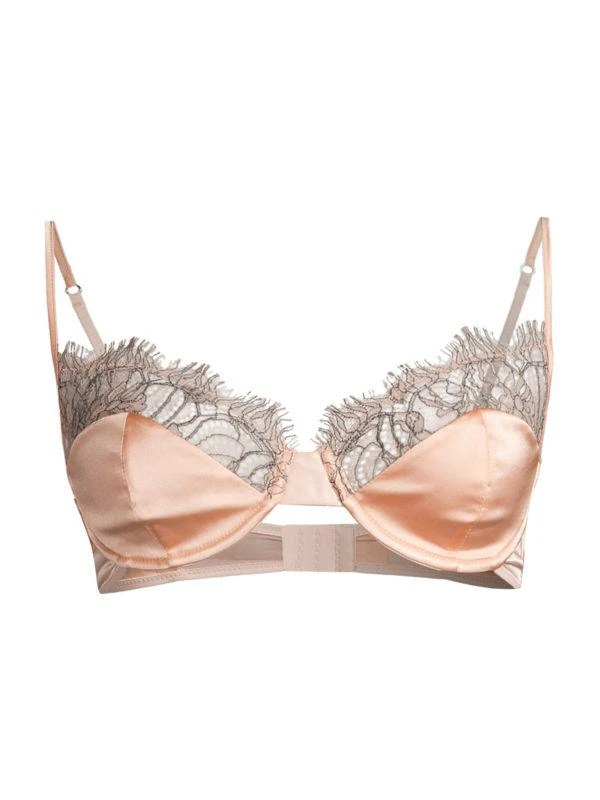 Kiki De Montparnasse Liason Lace Satin Bra 1