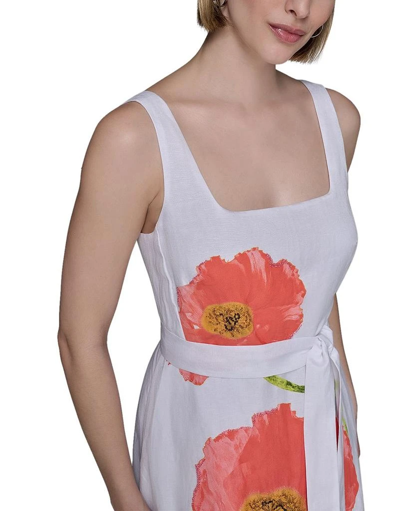 Karl Lagerfeld Paris Placed Floral Print Dress 6