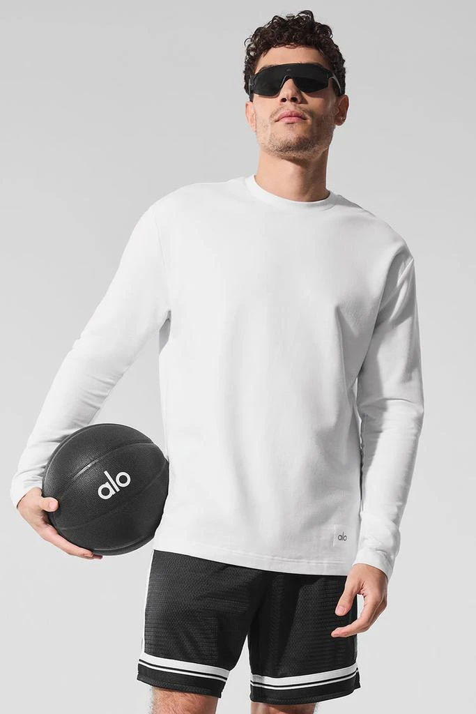 Alo Double Take Long Sleeve Crew - Bone 4